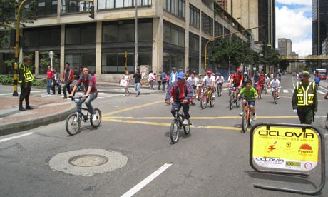 Ciclovia: easy riding on a Sunday in Bogota