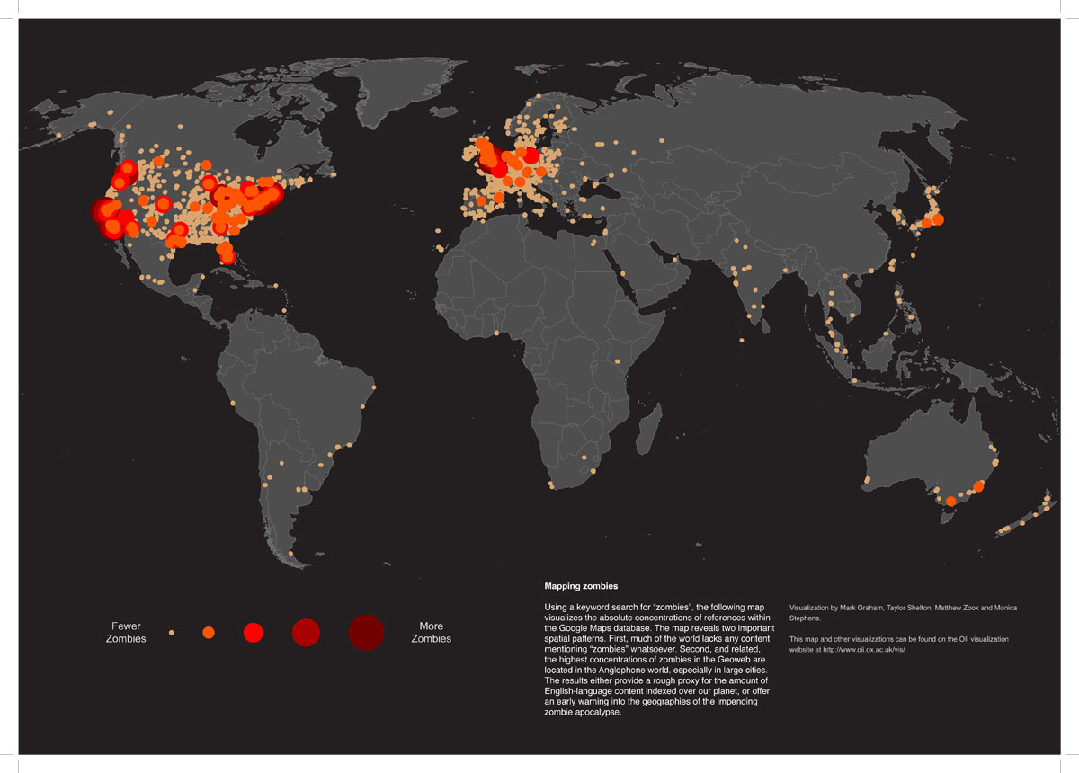 Zombie Map of the World