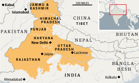 India power blackout map