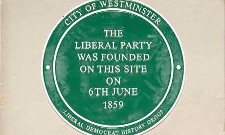 Liberal party plaque unveiled