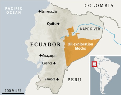 Ecuador map