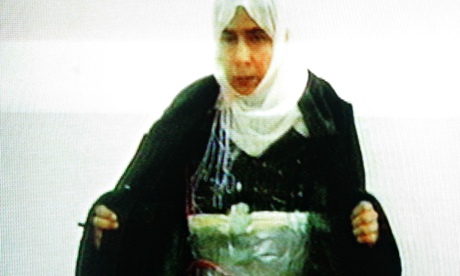 Video grab image shows Sajida al-Rishawi