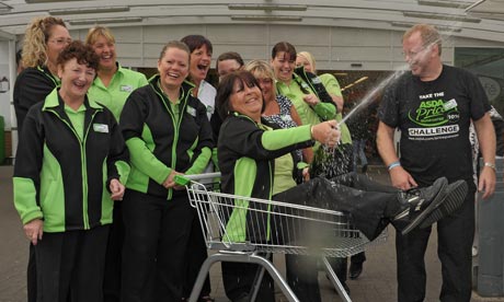 Asda workers from Hyde, Greater Manchester who won £6,873,588 on the National Lottery 