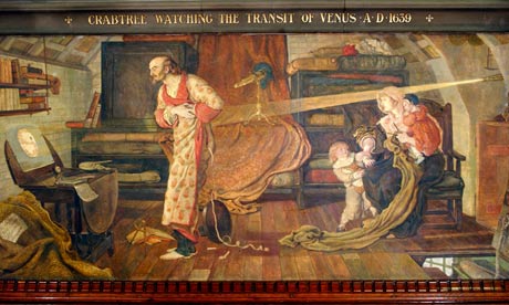 William Crabtree watching the transit of Venus in 1639