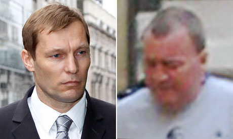 PC Simon Harwood, left, who has been cleared at Southwark Crown Court of killing Ian Tomlinson 