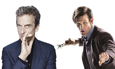 Peter Capaldi and Matt Smith