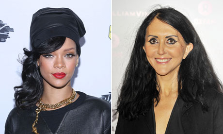 Rihanna and Liz Jones