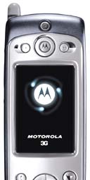 The Motorola A920 3G phone