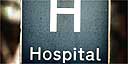 A hospital sign