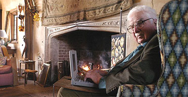 Christopher Lloyd at Great Dixter, East Sussex, a warren of a mansion with a magnificent garden