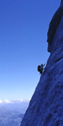 The north face of the Eiger. Photograph: Robert Boesch/AP