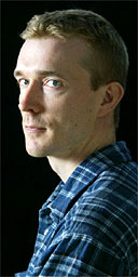 David Mitchell, whose Black Swan Green has been installed as 5/1 favourite to win the 2006 Man Booker prize. Photograph: Murdo MacLeod