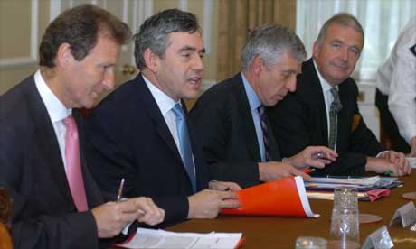 Gordon Brown and cabinet