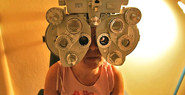 A patient is examined at the Pando Ferrer eye hospital in Havana. More than 370,000 people have had operations since July 2004 under the Miracle Operation scheme, which is run jointly by Cuba and Venezuela to bring healthcare to the poor