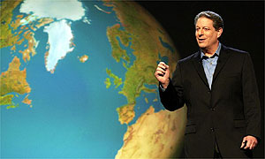 Al Gore in a still from 'An Inconvenient Truth'