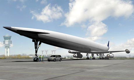 An artists impression of the A2 jet designed by British engineers and scientists