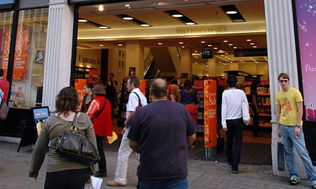 Waterstone's on Oxford Street.