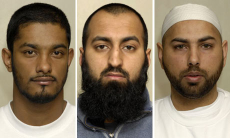 From left: Waheed Ali, Sadeer Saleem, and Mohammed Shakil. Photograph: Metropolitan police Metropolitan Police - terror6