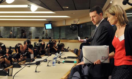 Gerry and Kate McCann face the cameras as they launch their campaign