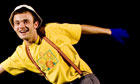 An actor in the Kosovan play The Bridge