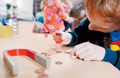Experiments for kids: Magnetic pennies | Science | The Guardian