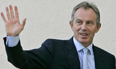 The hand of Tony Blair - 2.