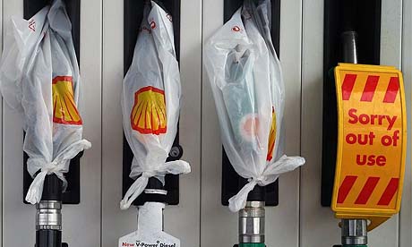 Petrol pumps run dry