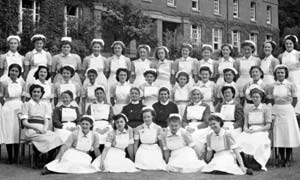 Nurses at Nightingale nurses home in 1948 