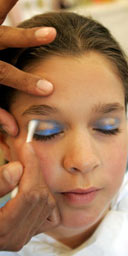 Child in make up