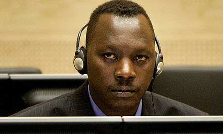 Thomas Lubanga Thomas Lubanga at the ICC, Photograph: Ed Oudenaarden/AFP/Getty