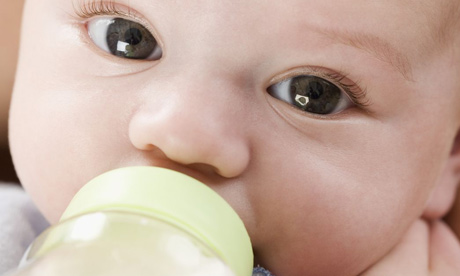 A Baby Drinking