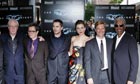 The Dark Knight cast at the premiere in New York
