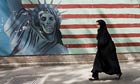 anti US mural in Tehran