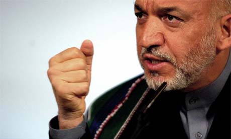 Hamid Karzai has been declared