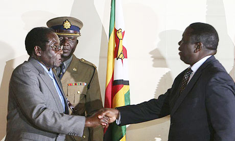 mugabe and morgan tsvangirai