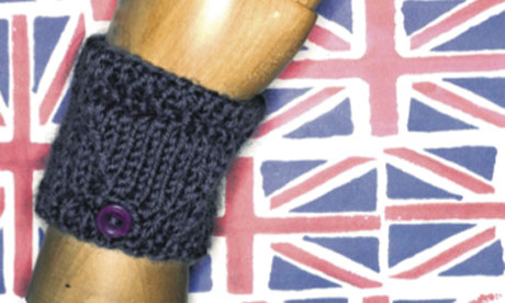 Knit yourself a handy wristband with this easy, how-to guide