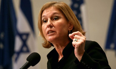 Former Israeli foreign minister Tzipi Livni. (Photo courtesy of The Guardian)