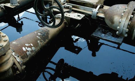 An oil pumping station in Iraq