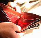 An empty wallet