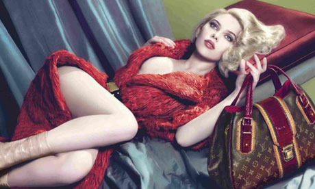 Scarlett Johansson in an advert for Louis Vuitton