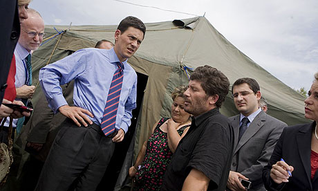 David Miliband in Georgia 