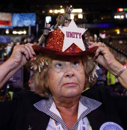 Democratic convention, hats