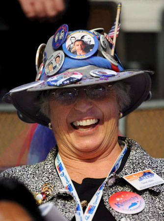 Democratic convention, hats