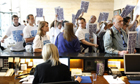 Kidney cancer protesters