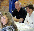 Christopher Foster, his wife Jill and their daughter Kirstie who went missing after their mansion was burned down