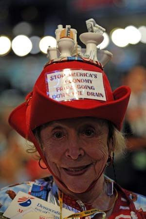 Democratic convention, hats