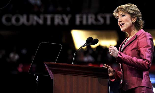 Carly Fiorina at the Republican convention