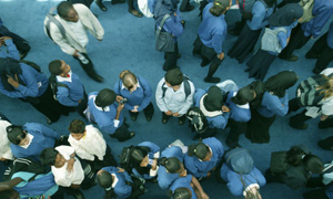 Children at school in Willesden
