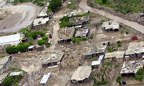 An aerial view of Gonaives, in Haiti, after the passing of tropical storm Hanna