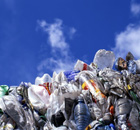Waste recycling at a plant in Wales